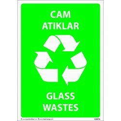 Cam Atıklar Levhası 25x35 cm