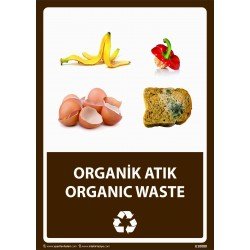Organik Atık Levhası 25x35 cm