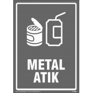 Metal Atık Levhası 25x35 cm