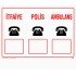 İtfaiye Polis Ambulans Levhası 25x35 cm