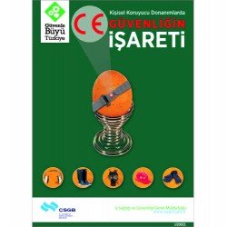 Kişisel Koruyucu Donanımlarda Güvenliğin İşareti Levhası 25x35 cm
