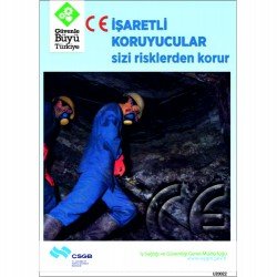 İşaretli Koruyucular Sizi Risklerden Korur Levhası 25x35 cm