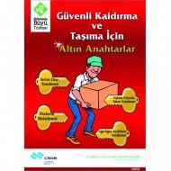 Güvenli Kaldırma Ve Taşıma İçin Altın Anahtarlar Levhası 25x35 cm
