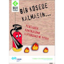 Bir Köşede Kalmasın Levhası 25x35 cm