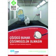Çözücü Buhar Çözümsüzlük Olmasın Levhası 25x35 cm