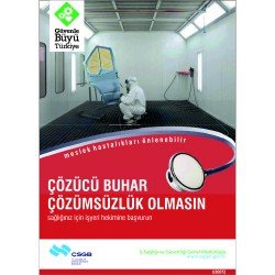 Çözücü Buhar Çözümsüzlük Olmasın Levhası 25x35 cm