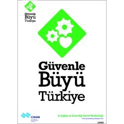 Güvenle Büyü Türkiye  Levhası 25x35 cm