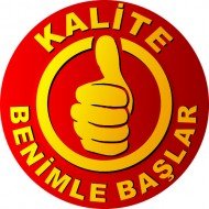 Kalite Benimle Başlar Levhası 25x35 cm
