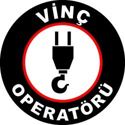 Vinç Operatörü Levhası 25x35 cm