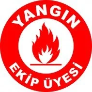 Yangın Ekip Üyesi Levhası 25x35 cm