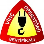Vinç Operatörü Sertifikalı Levhası 25x35 cm