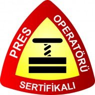 Pres Operatörü Sertifikalı Levhası 25x35 cm