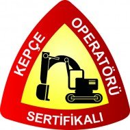 Kepçe Operatörü Sertifikalı Levhası 25x35 cm