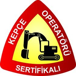 Kepçe Operatörü Sertifikalı Levhası 25x35 cm