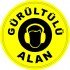 Gürültülü Alan Levhası 25x35 cm
