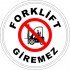 Forklift Giremez Levhası 25x35 cm