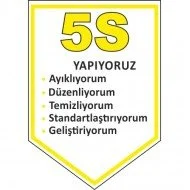 5S Yapıyoruz Levhası 25x35 cm