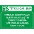 Temizlik Görev Planı Levhası 25x35 cm