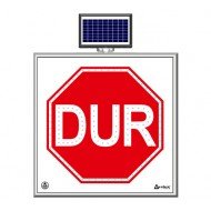 Solar Ledli Yol Bakim Levhasi(100X100Cm) Dur