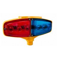 Çakar Flaşörlü Solar Lamba Kırmızı Mavi Led (17x30 cm)