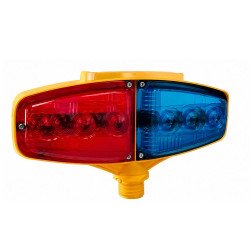 Çakar Flaşörlü Solar Lamba Kırmızı Mavi Led (17x30 cm)