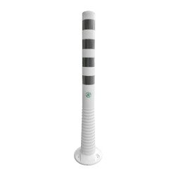 Esnek Şerit Ayırıcı Delinatör TPE (Beyaz 100 Cm)