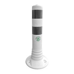 Esnek Şerit Ayırıcı Delinatör TPE (Beyaz 45 Cm)