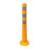 Esnek Şerit Ayırıcı Delinatör Soketli TPE (Sarı 75 Cm)