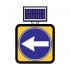 Solar Ledli Yol Bakim Levhasi (60X60Cm) Soldan Gidiniz