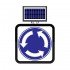 Solar Flaşörlü Ledli Trafik Levhasi (60X60Cm) Dönel Kavşak