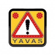 Ac Ledli Yol Bakim Levhasi (60X60Cm) Yavaş