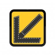 Ac Ledli Yol Bakim Levhasi (60X60Cm) Sol Yön