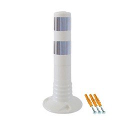 Şerit Ayirici Esnek Delinatör (Beyaz 45Cm)