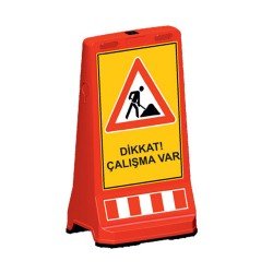Ultra Levhali Uyari Dubasi Çalişma Var (90X49,5X39,5 Cm)