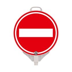 Yuvarlak Uyari Levhasi (Iki Yönlü Yol)