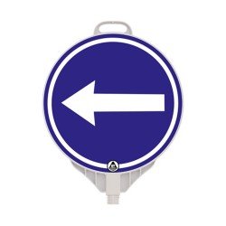 Yuvarlak Uyarı Levhası (İki Yönde Uyarı)