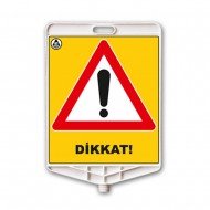 Dikdörtgen Uyari Levhasi (Yavaş)