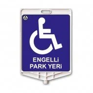 Dikdörtgen Uyari Levhasi (Engelli Park Yeri)