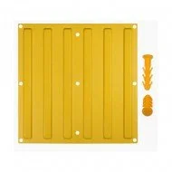 40x40 cm Sarı Termoplastik Poliüretan (TPU) Kılavuz Yüzey (Premium) + 9 Adet Kama Vida