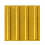 30x30 cm Sarı Termoplastik Poliüretan (TPU) Kılavuz Yüzey (Ekonomik) 