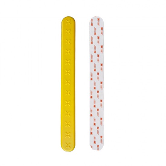 Hissedilebilir Yürüme Yüzeyleri - Sarı Termoplastik Poliüretan (TPU) Kılavuz Çubuk (Uzunluk: 28 cm) + Bant (Ekonomik)