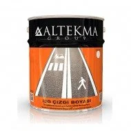 Akrilik İSG Çizgi Boyası - Safety Line Siyah 20 Kg (Altekma)
