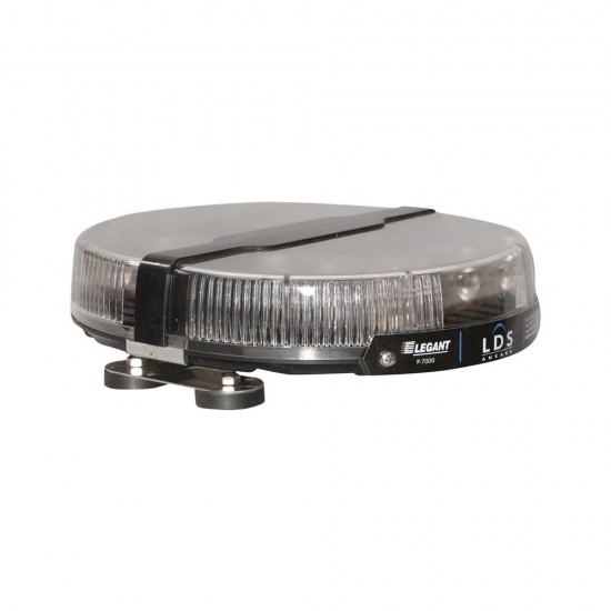 Mini Tepe Lambaları - Mini Tepe Lambası Expert E-1134 Kırmızı-Mavi Şeffaf Cam