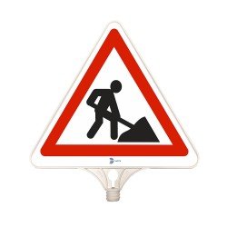 Yolda Çalışma Var Tabelası (Çift Taraflı)