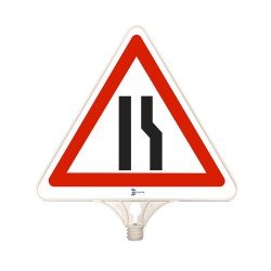 Sağdan Daralan Yol Tabelası (Tek Taraflı)