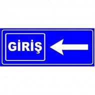 Otopark Yönlendirme Giriş Levhası (Sol)