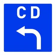 Otopark Blok Yönlendirme Levhası (Sol)