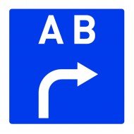 Otopark Blok Yönlendirme Levhası (Sağ)
