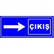 Otopark Yönlendirme Çıkış Levhası (Sağ)