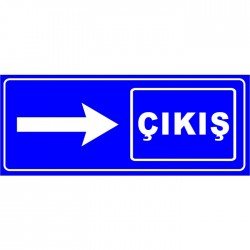 Otopark Yönlendirme Çıkış Levhası (Sağ)